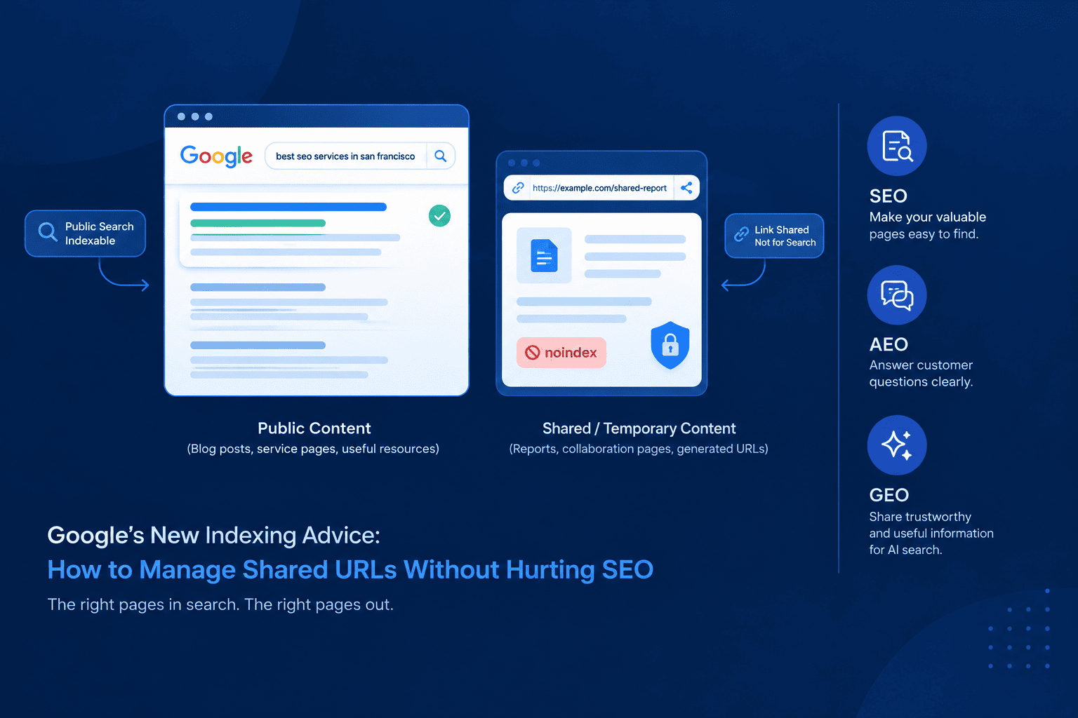 Google’s New Indexing Advice: How to Manage Shared URLs Without Hurting SEO