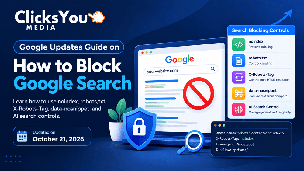 Google Updates Guide on How to Block Google Search